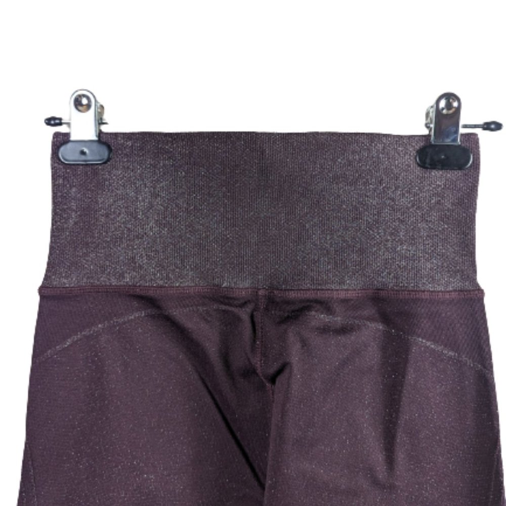 Athleta Burgundy Twilight Tight High Rise Leggings | Size XS - Picture 5 of 9